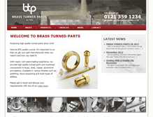 Tablet Screenshot of brassturnedparts.co.uk